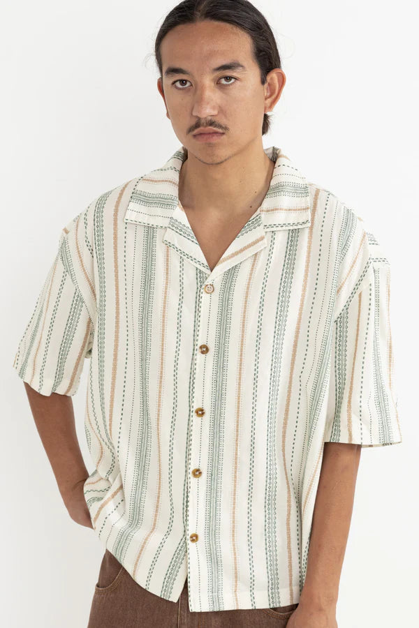 Relaxed Stripe Short Sleeve Shirt