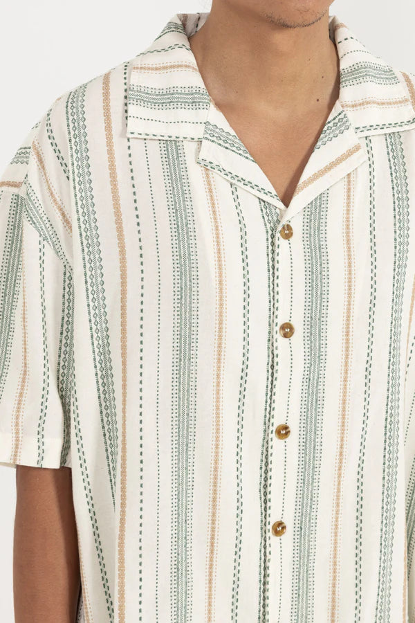 Relaxed Stripe Short Sleeve Shirt