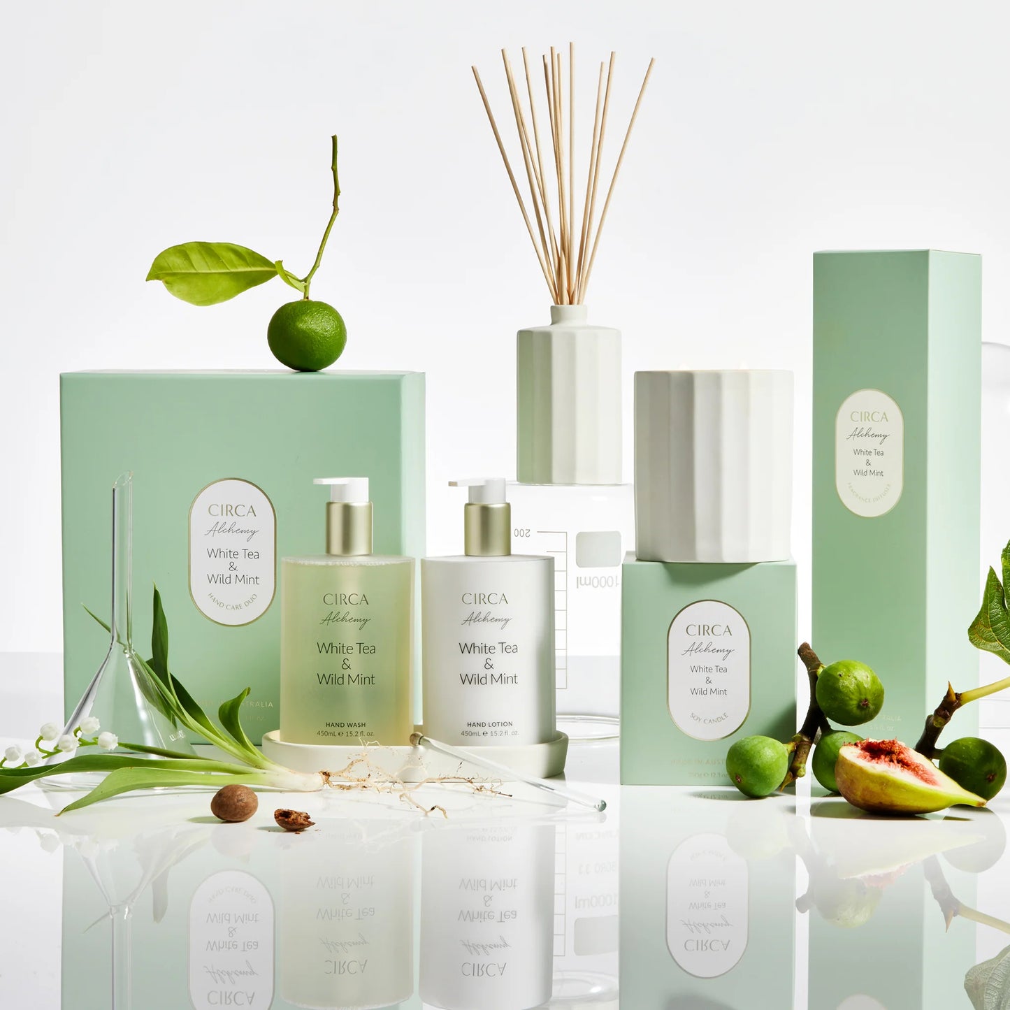 White Tea and Wild Mint Hand Care Duo Set