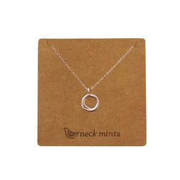 Open Irregular Circle Necklaces