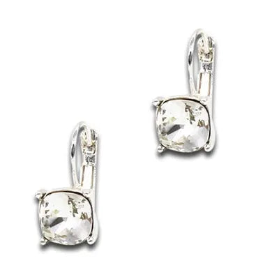 Square Jewell-Design Earrings