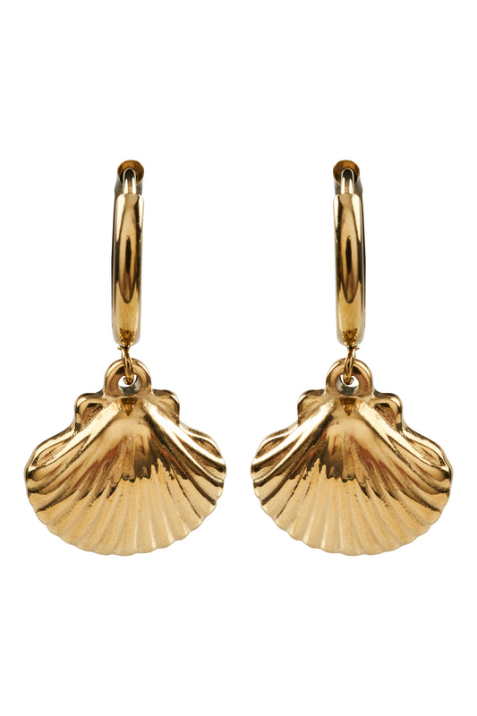 Heritage Earring - Gold Shell