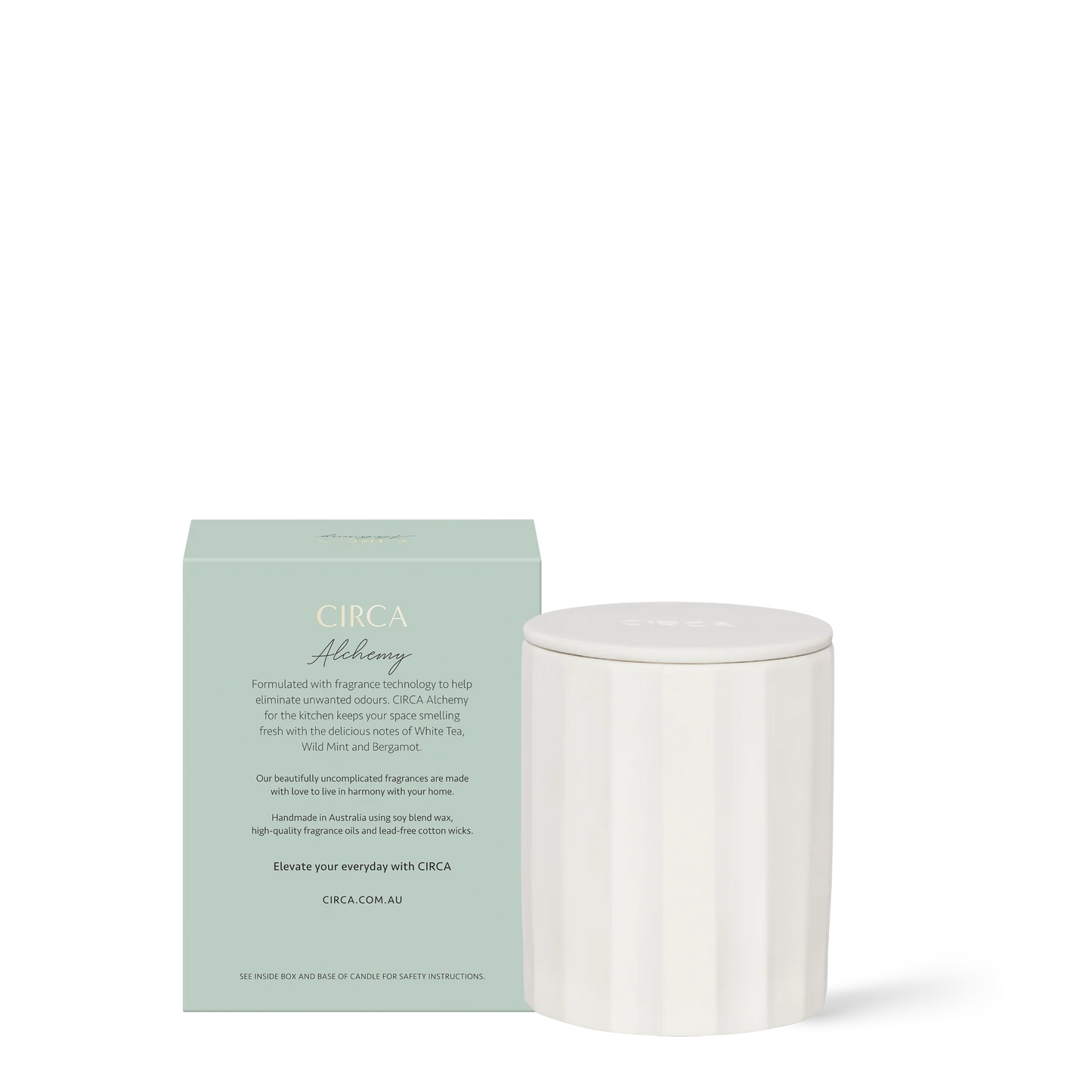 350g White Tea and Wild Mint Candle Alchemy Circa Fragrances