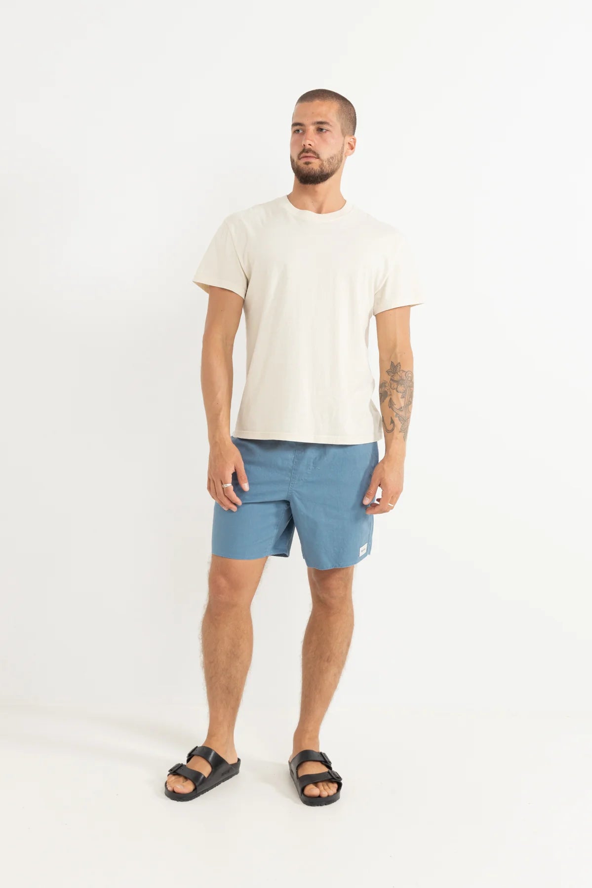 Classic Linen Short - Mineral Blue