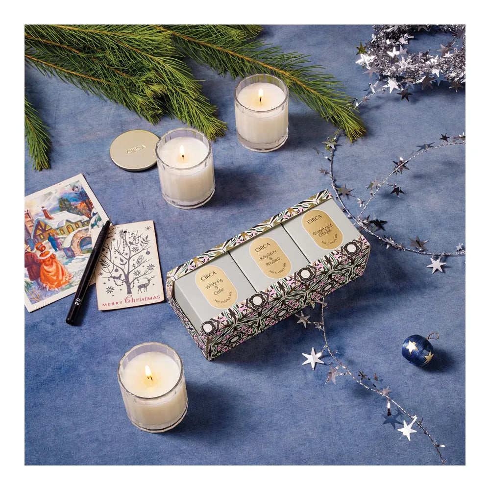 3x 60g Christmas Candle Trio