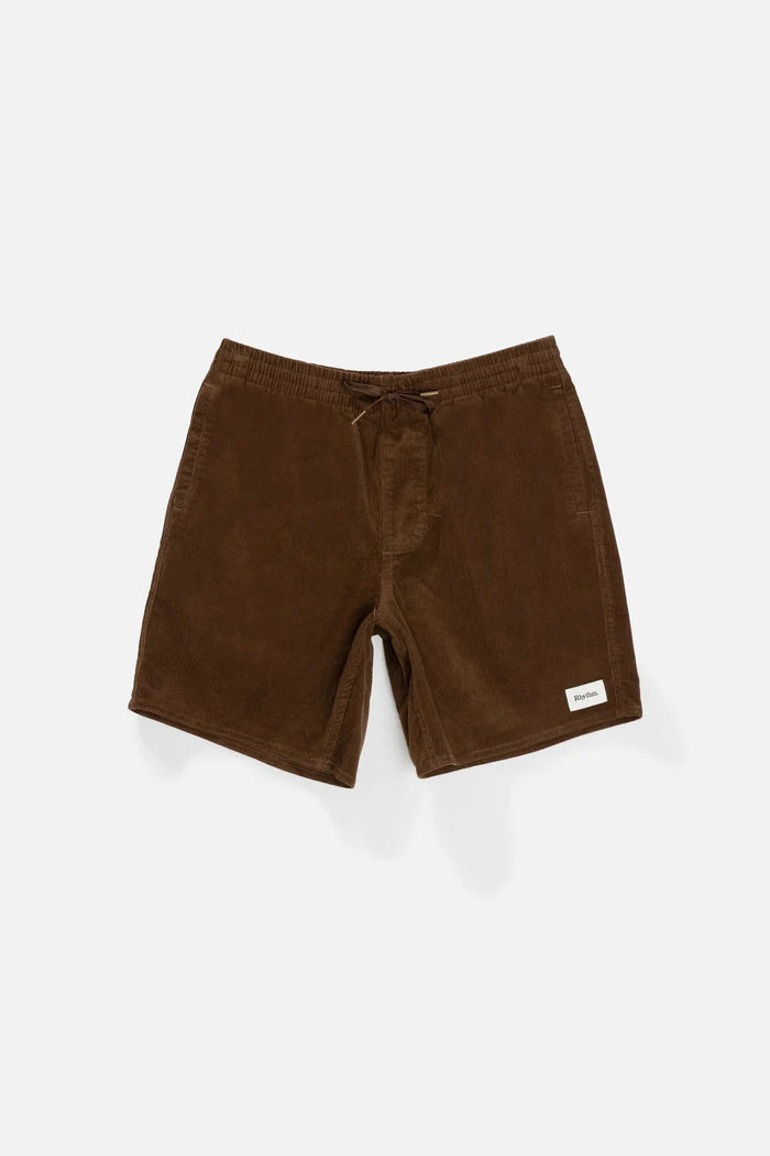 Classic Cord Jam Short - Chocolate Brown