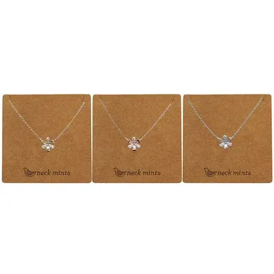 Cubic Flower Necklaces