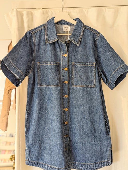 Denim Shift Dress