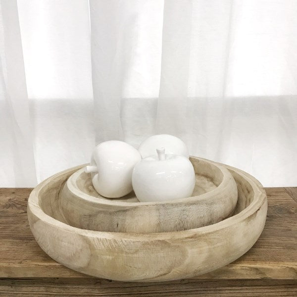 Round Timber Bowl