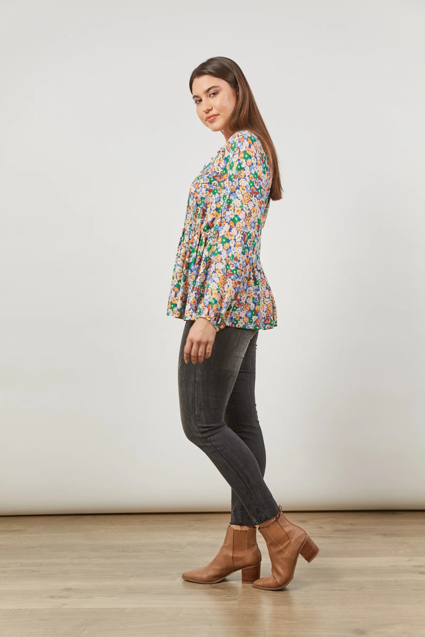 Euphoria Tie Top  - Meadow Bloom