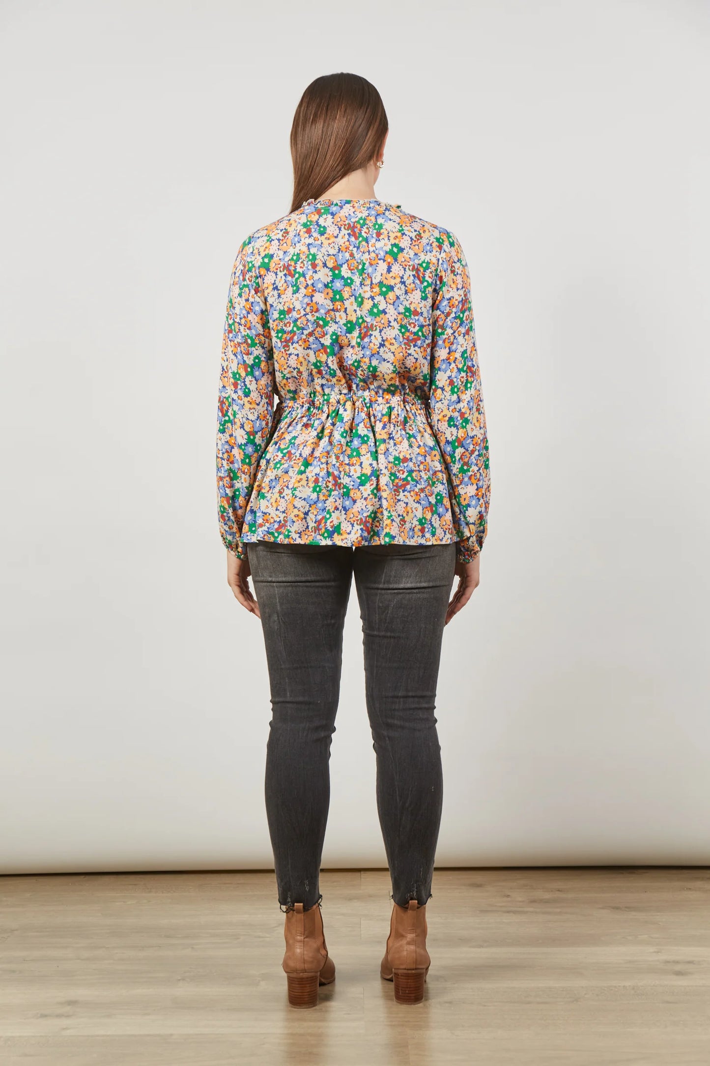 Euphoria Tie Top  - Meadow Bloom