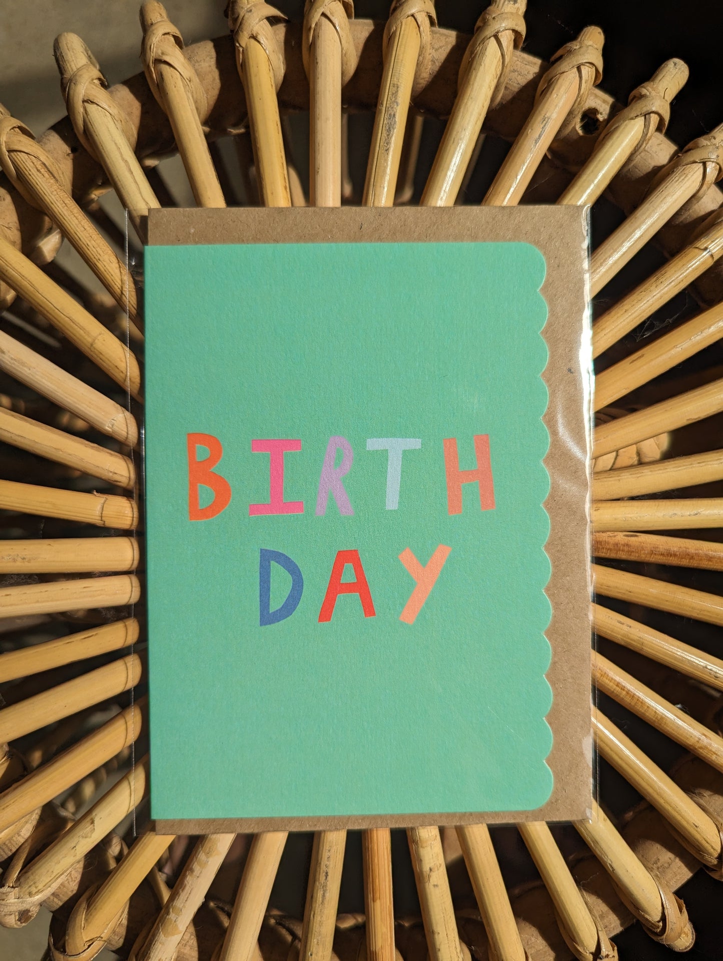 Scallop Edge Birthday Card