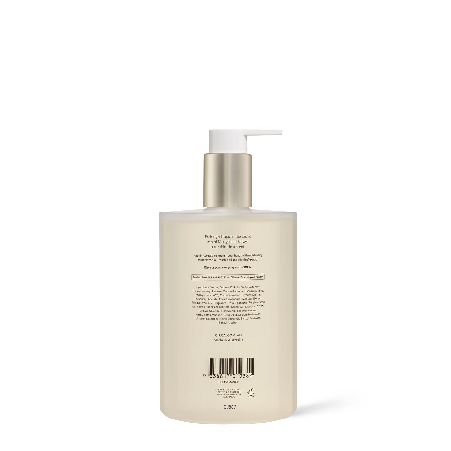 Circa Hand Washes 450ml