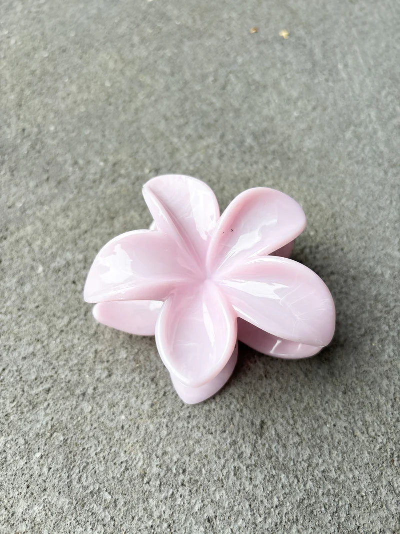 Hibiscus Flower Hair Clip Pink