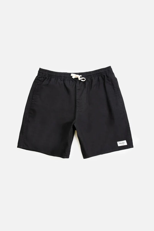 Classic Linen Jam Short - Black