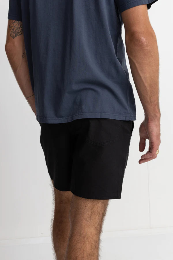 Classic Linen Jam Short - Black