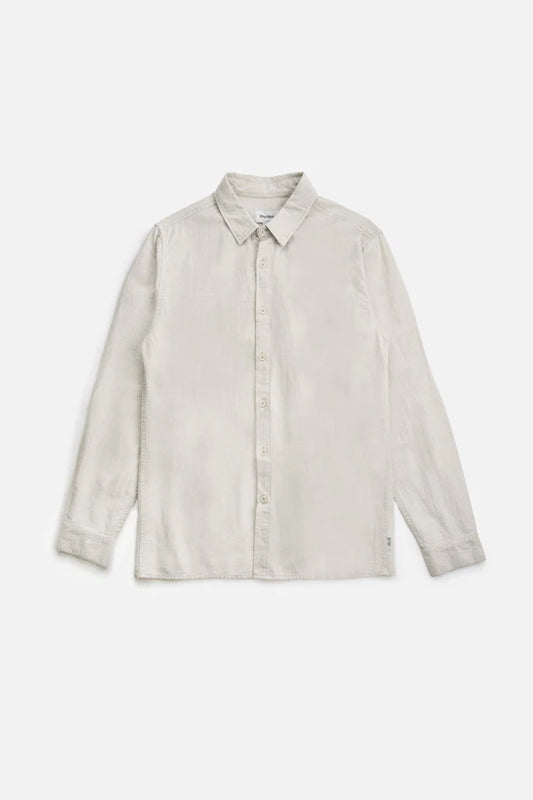 Classic Linen Long Sleeve Shirt - Sand