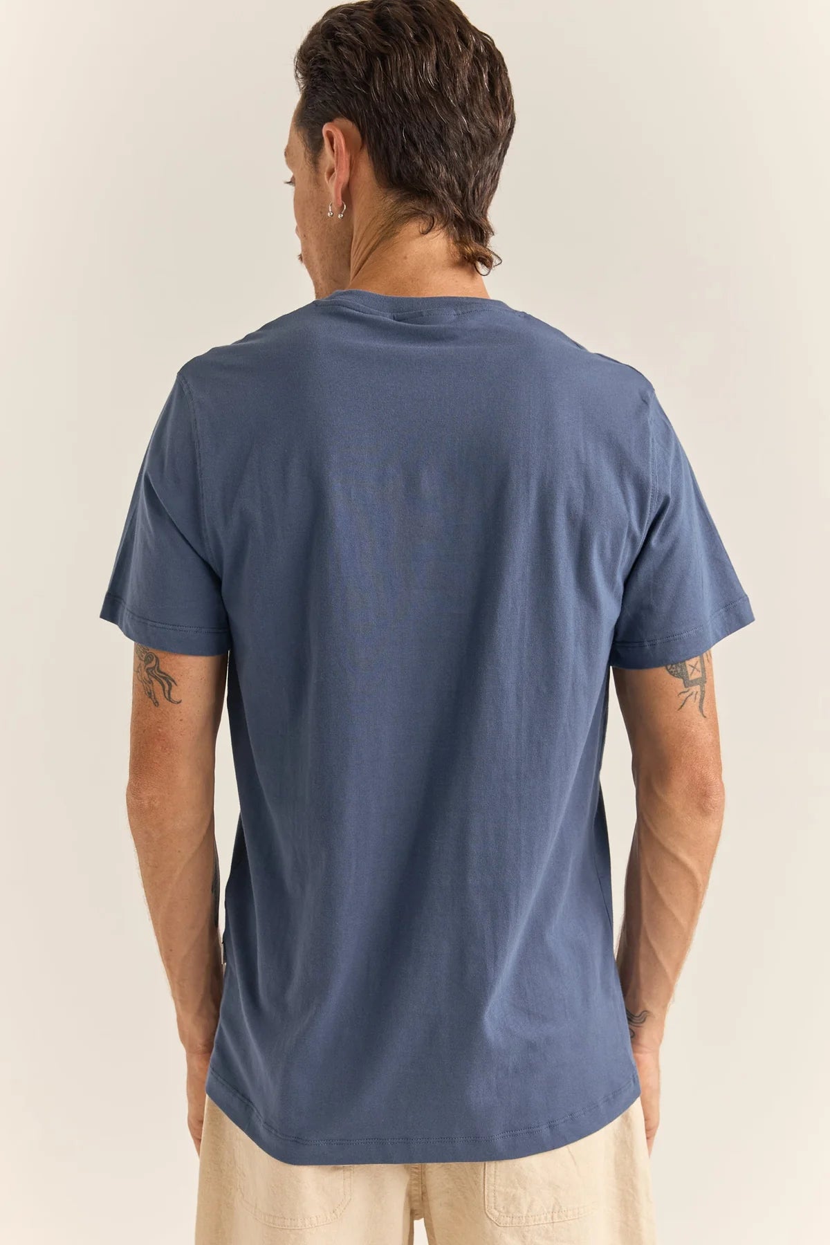 Classic Brand Tee - Navy