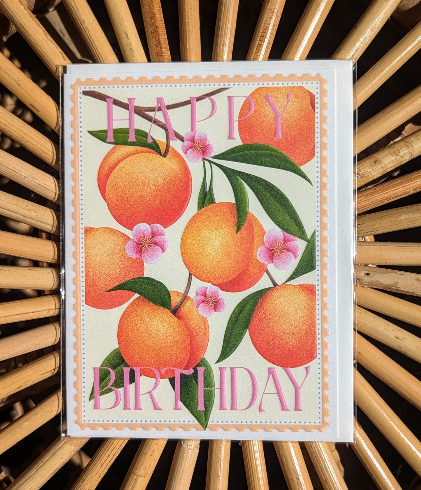 Peaches Birthday Card