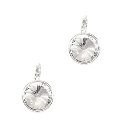Round Clear Earring