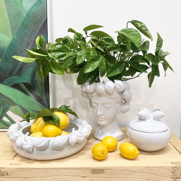 Ceramic Lemon Jar